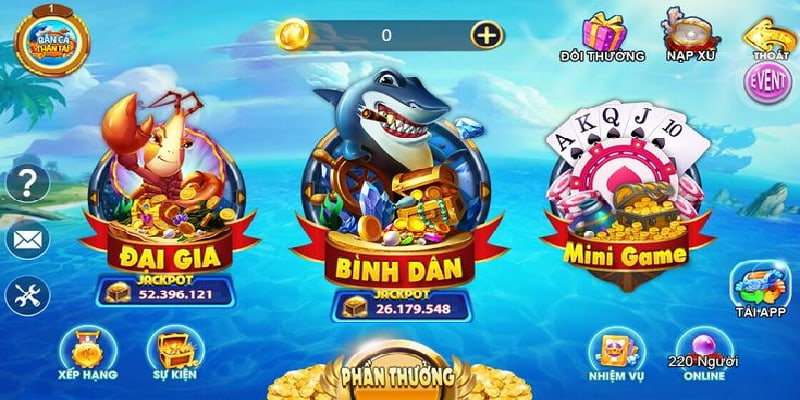 Giao diện game bắt mắt